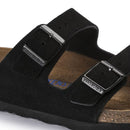 Birkenstock Arizona Soft Footbed Black Suede Regular Women's 6