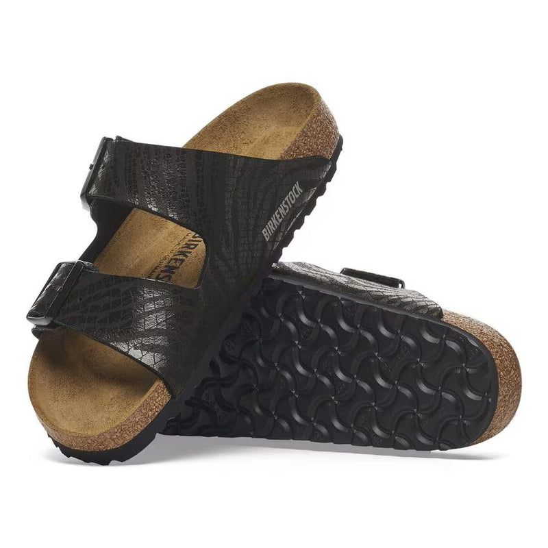 Birkenstock Arizona Synthetics Black Zebra Women's 2