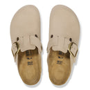 Birkenstock Big Buckle Boston Sandcastle Nubuck Narrow Women's 2