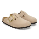Birkenstock Big Buckle Boston Sandcastle Nubuck Narrow Women's 3