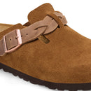 Birkenstock Boston Braid Mink Suede 6