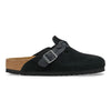 Birkenstock Boston Braided Suede Black Narrow Women's 1