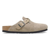 Birkenstock Boston Braided Suede Leather Taupe Women's 1