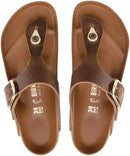 Birkenstock Gizeh Big Buckle Cognac Oiled Leather Women's 3