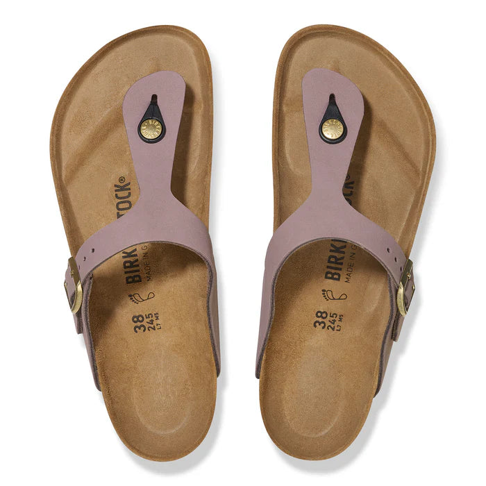 Birkenstock Gizeh Faded Purple Nubuck Regular Women's 3