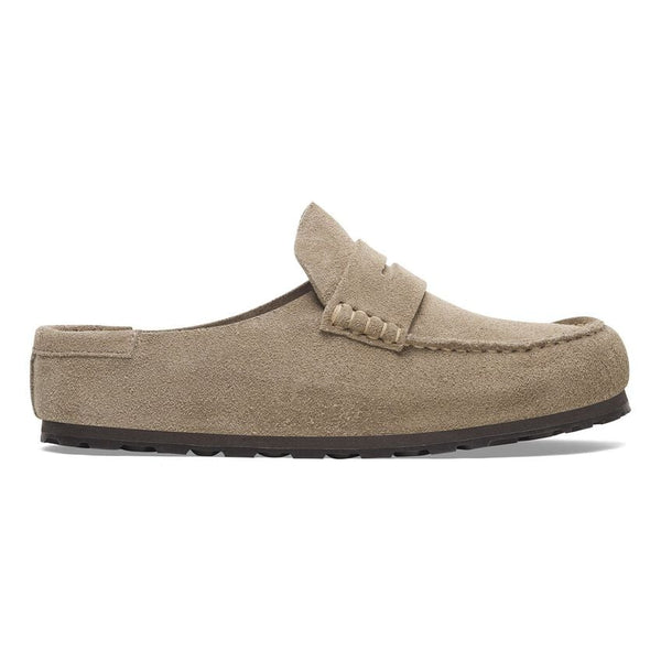 Birkenstock Naples Wrapped Taupe Suede Leather Women's 1