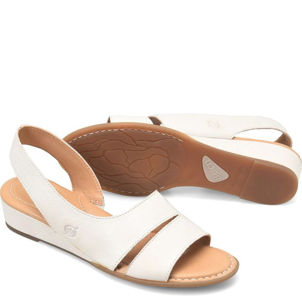 Born Crista White Ivory Women's Sandal 1