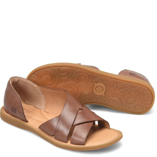 Born Ithica Brown Almond Women's Sandal 1