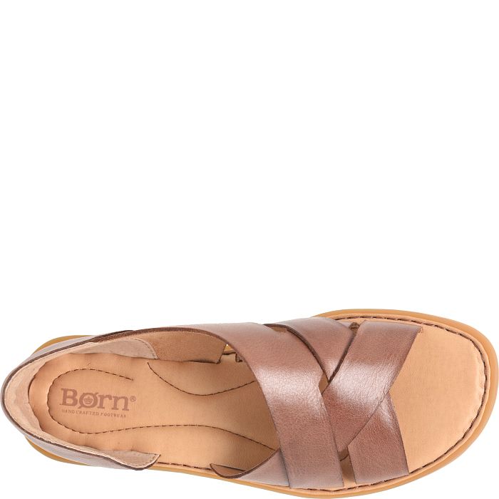 Born Ithica Brown Almond Women's Sandal 4
