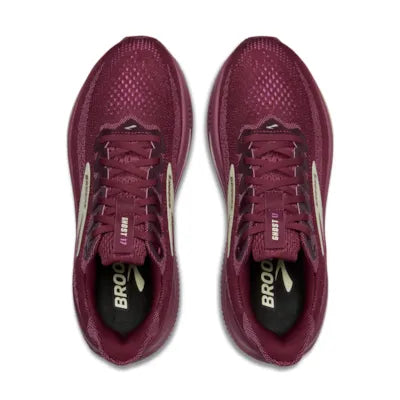 Brooks Ghost 17 Burgundy Pink Green Women's 5