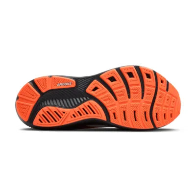 Brooks Ghost 17 Oyster Mushroom Orange Ebony Men's WIDE 5