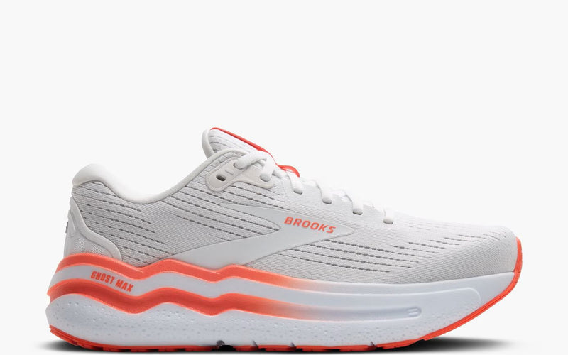 Brooks Ghost Max 2 White Hot Coral Women's 1