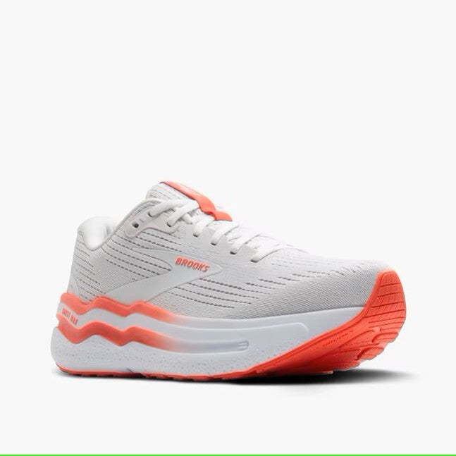 Brooks Ghost Max 2 White Hot Coral Women's 3