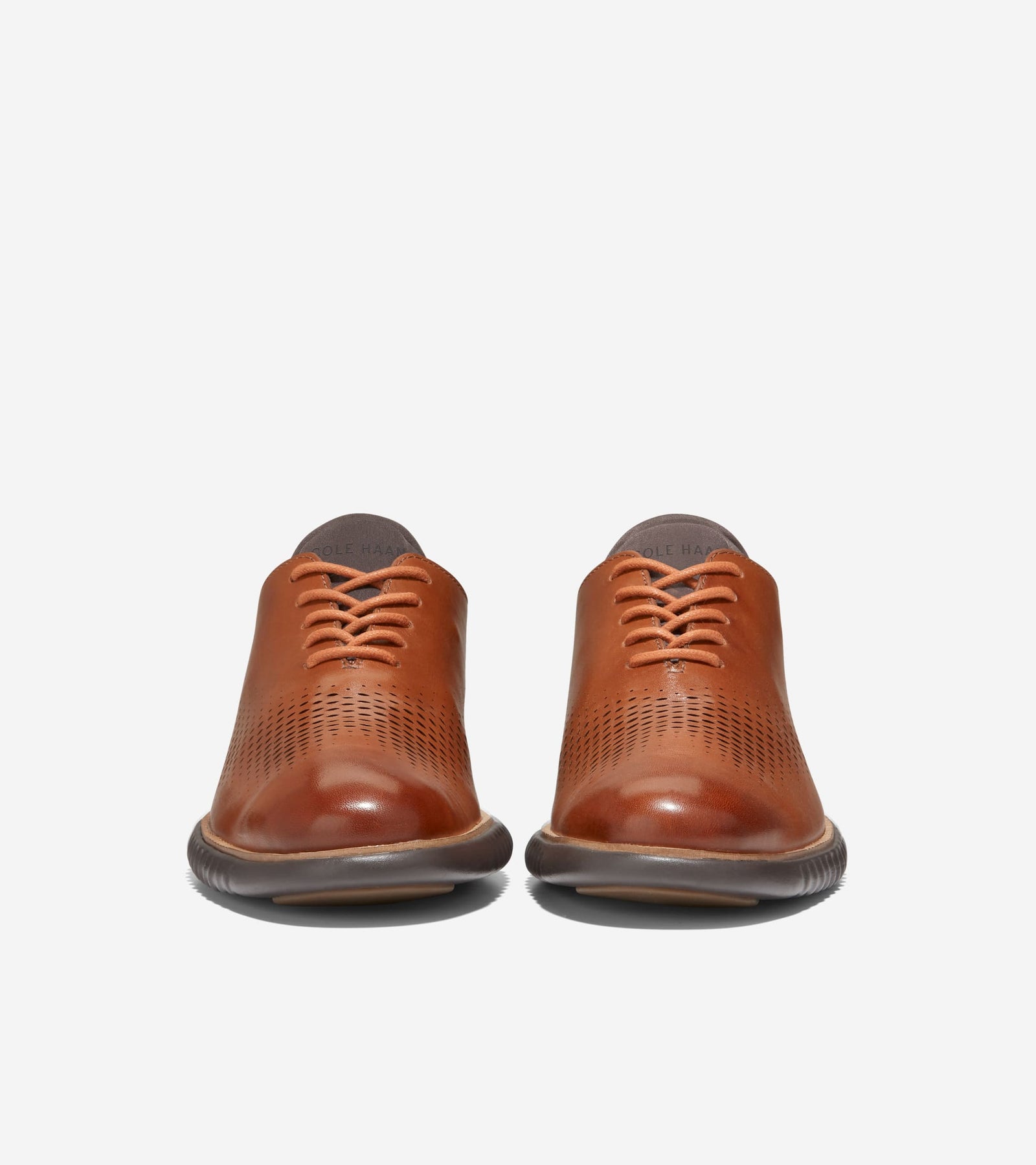 British Tan Java Color COLE HAAN 2.ZEROGRAND Laser Wingtip Oxford British Tan Java Men's