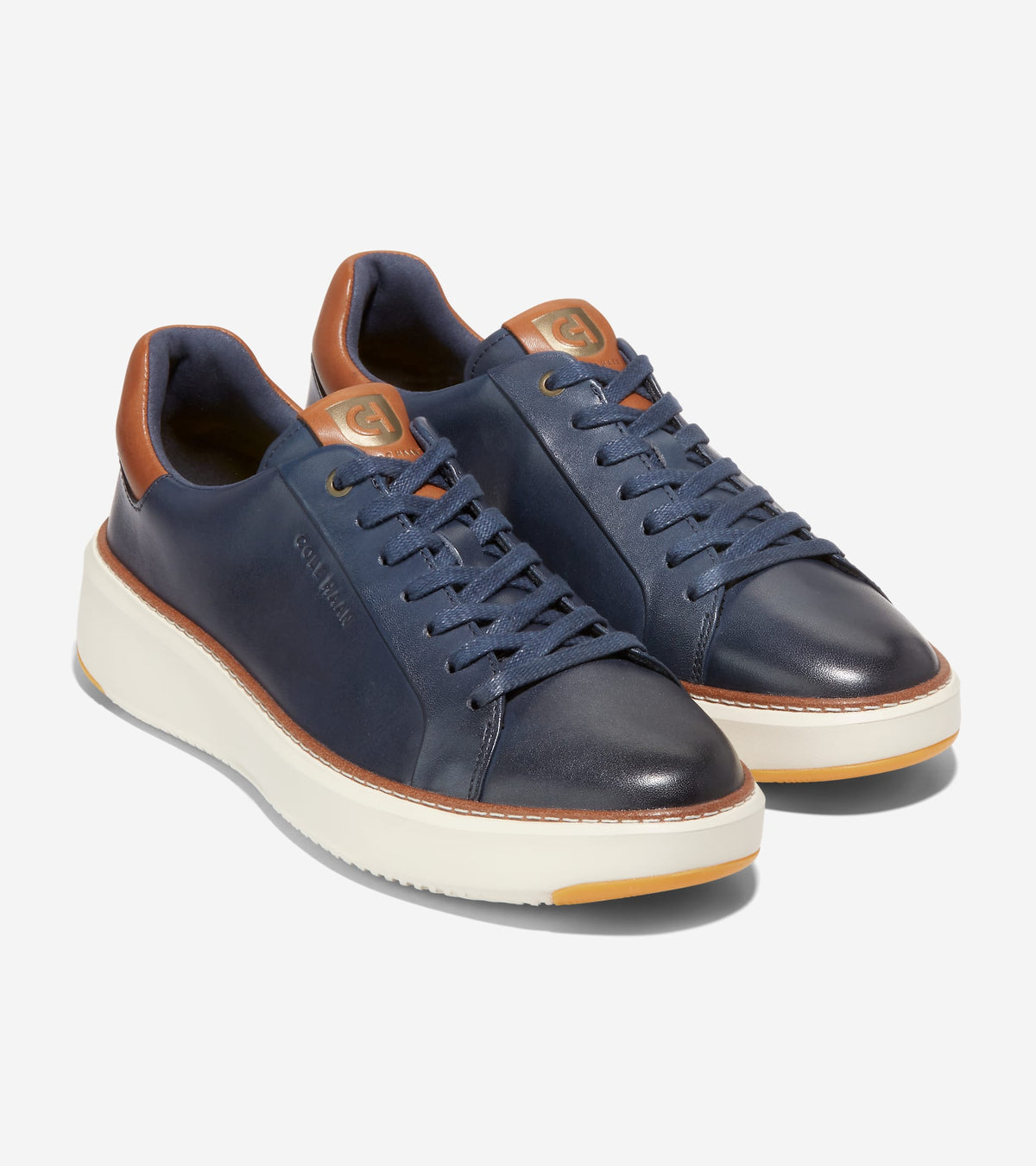 Men\'s Navy and Brown Cole Haan Shoes Men main image 2