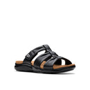 Clarks Kitly Slide Black Leather Women's 5