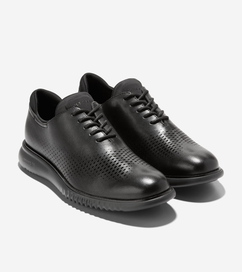 COLE HAAN 2.ZEROGRAND Laser Wingtip Oxford Black Men's
