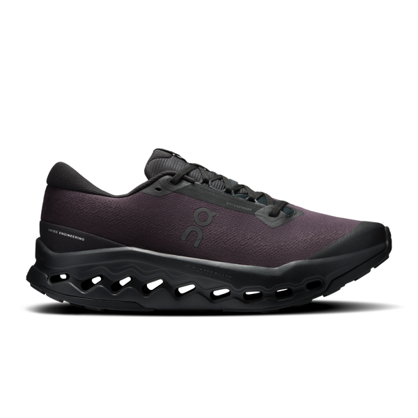 On Cloudsurfer Trail 2 Waterproof Black Black Men's
 2