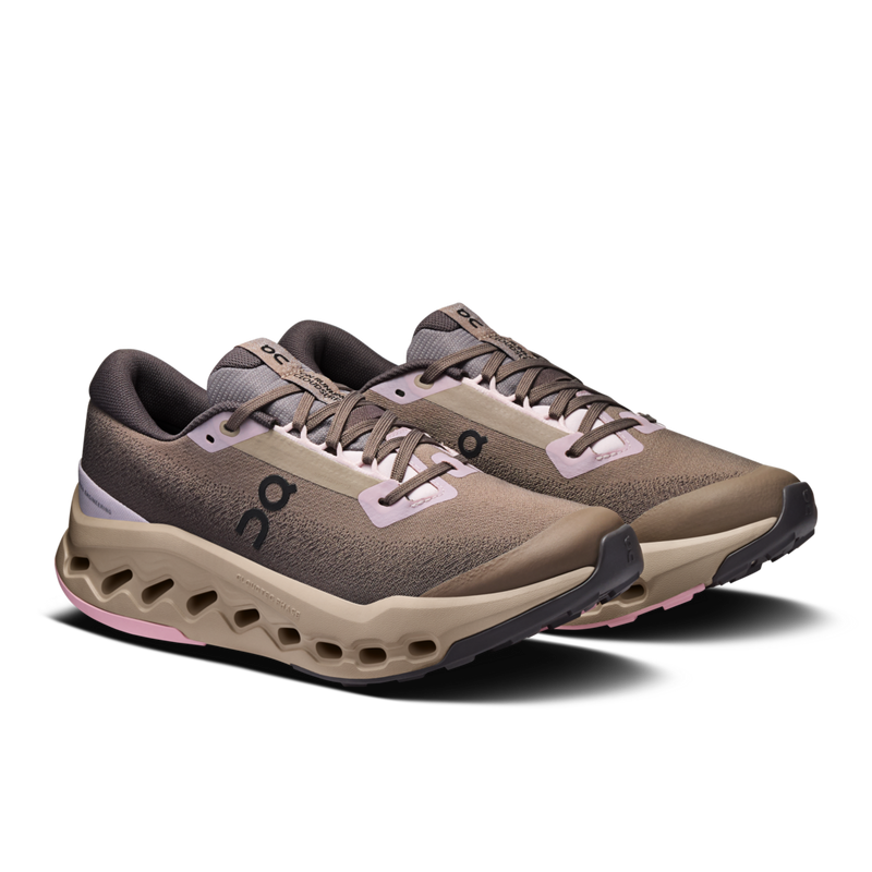 On Cloudsurfer Trail 2 Waterproof Cinder Desert Women's 1