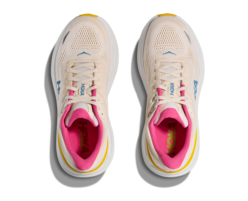 Hoka Bondi 9 Alabaster Birch WIDE Women's 2