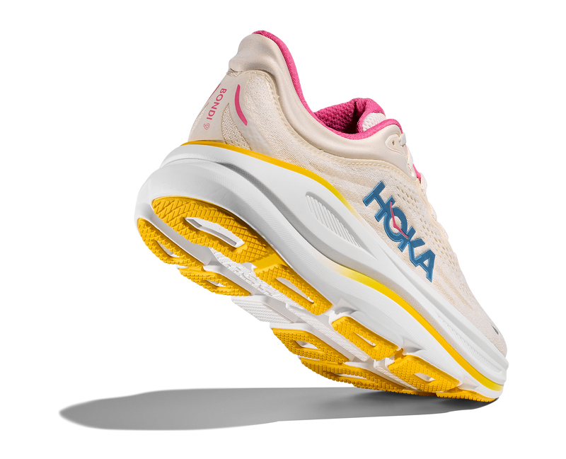 Hoka Bondi 9 Alabaster Birch WIDE Women's 4