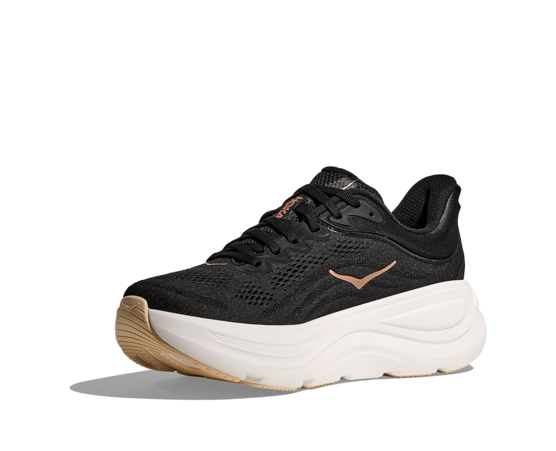 Hoka Bondi 9 Black Rose Gold Women's