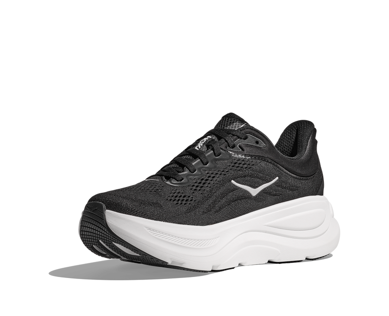 HOKA Hoka Bondi 9 Black White Wide Womens