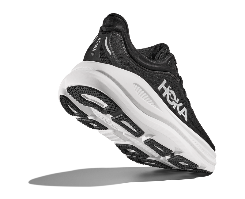 HOKA Hoka Bondi 9 Black White Wide Womens