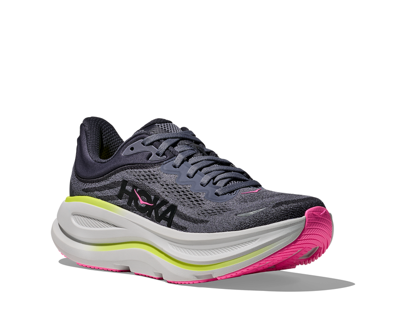 Hoka Bondi 9 Charcoal Grey Grey Skies Women's 2