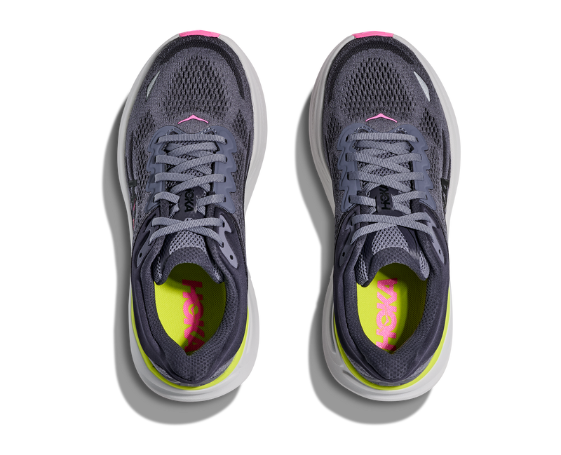 Hoka Bondi 9 Charcoal Grey Grey Skies Women's 4