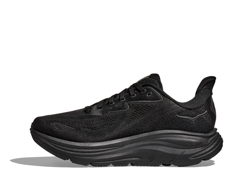 Hoka Clifton 10 Black Black EXTRA WIDE Men's 8