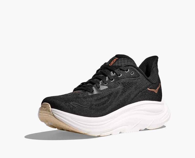 Hoka Clifton 10 Black Rose Gold Women's 3