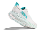 Hoka Clifton 10 White Cielo Blue WIDE Women's 5
