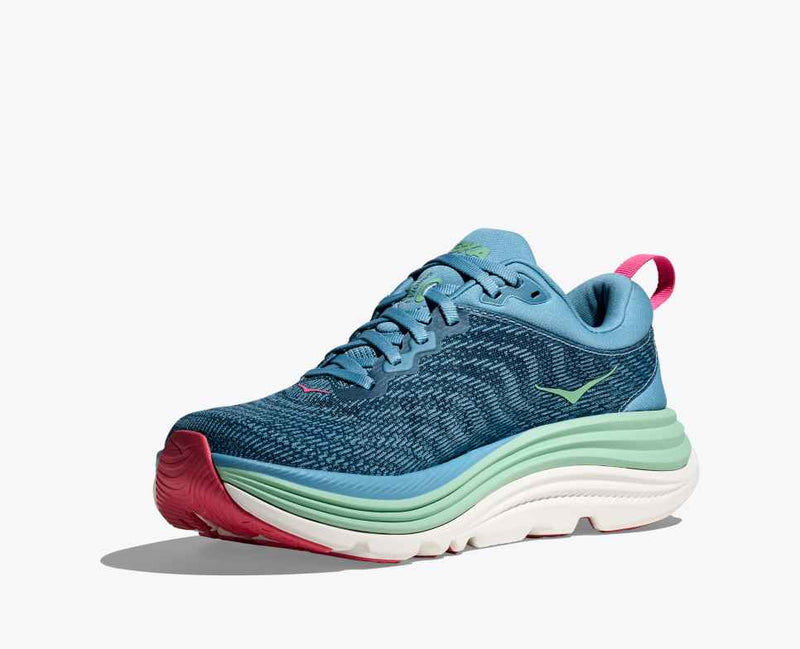 Hoka Gaviota 5 Alpine Blue Jadeite Women's 3