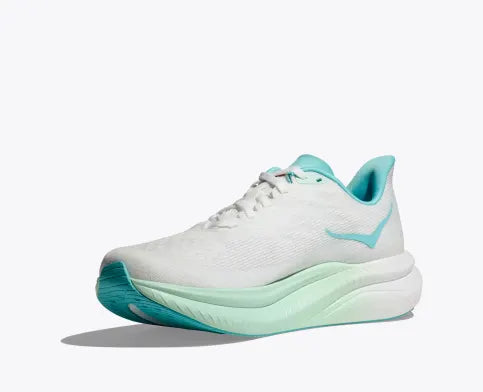 Hoka Mach 6 WIDE Frost Rose Gold Women's 3