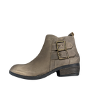 Oak & Hyde Rita Leather Ankle Boot Grey Women's
