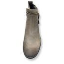 Oak & Hyde Rita Leather Ankle Boot Grey Women's