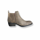 Oak & Hyde Rita Leather Ankle Boot Grey Women's