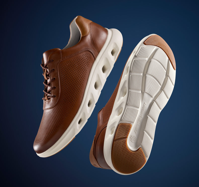 Johnston & Murphy Reactivate U Throat Tan Men's 5