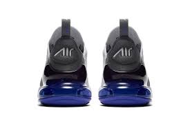 Nike Air Max 270 White Persian Violet Dark Grey Men's 4