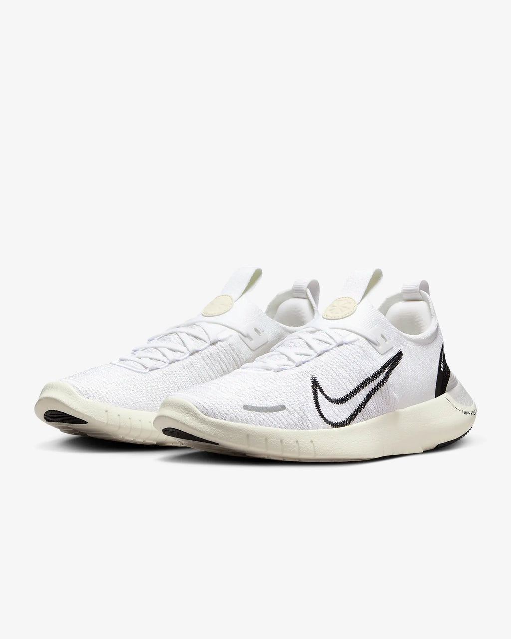 Nike Free RN NN White Black Coconut Milk Women's - Main Image