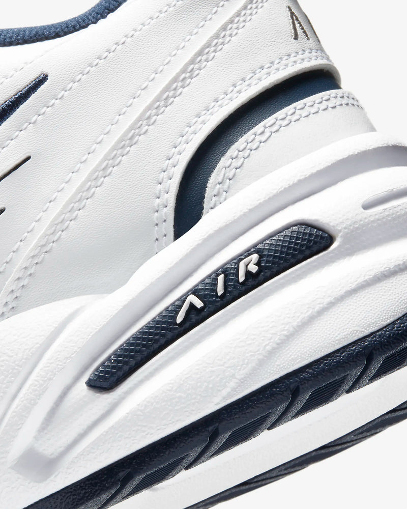 Nike Air Monarch IV White Navy Extra Wide Men's 6