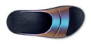 OOFOS OOahh Luxe Slide Sandal Midnight Spectre Womens 5