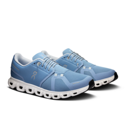 On Cloud 6 Chambray White Men's 5