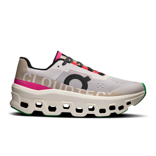 On Cloudmonster Silver Ivory Women's