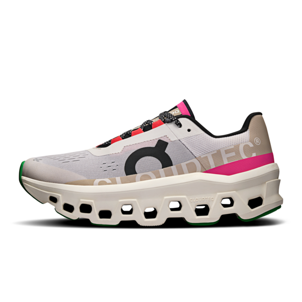 On Cloudmonster Silver Ivory Women's