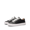 Taos Plim Soul Lux Black White Leather Women's  7