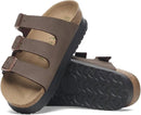Papillio by Birkenstock Florida Platform Flex Vegan Birko-Flor Mocca Narrow Women's 4