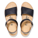 Papillio by Birkenstock Glenda Black Raffia Leather Sandal 3