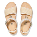 Papillio by Birkenstock Glenda White Raffia Leather Sandal 3